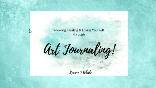 art journaling book cover