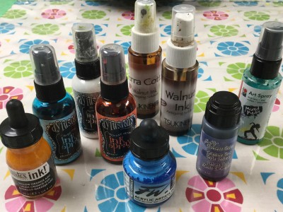 spray inks